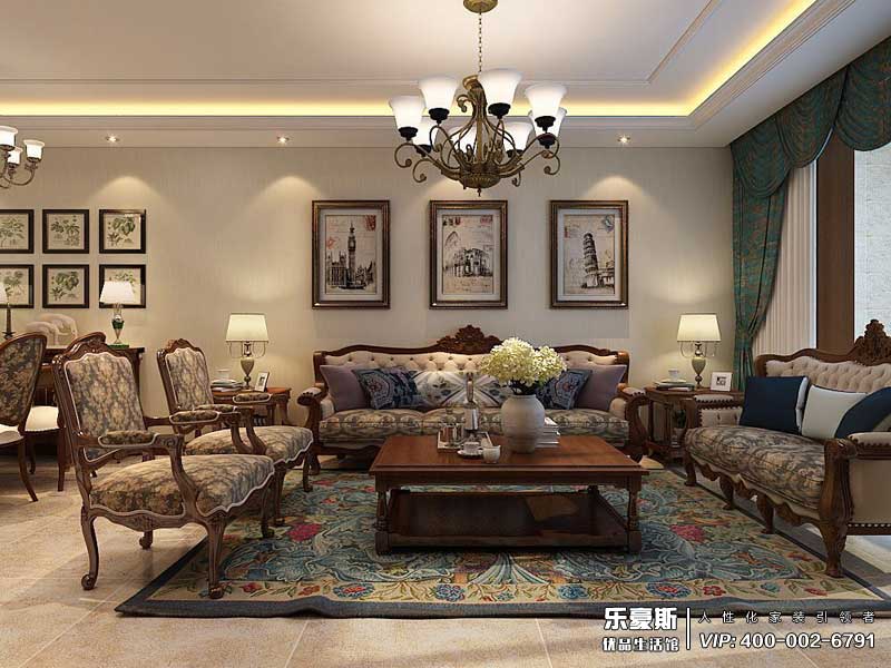 恒潤時(shí)代廣場美式風(fēng)格裝修