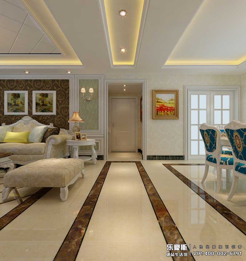 天山國(guó)賓一號(hào)簡(jiǎn)歐風(fēng)格裝修效果圖