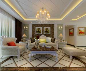 天山國賓一號(hào)簡歐風(fēng)格裝修效果圖