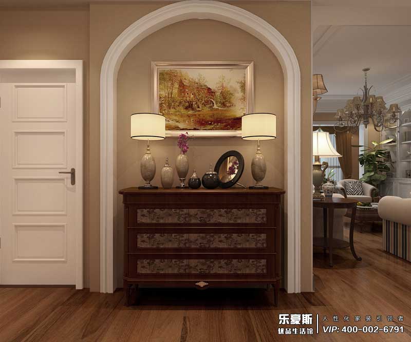 東勝紫御府美式風格裝修效果圖