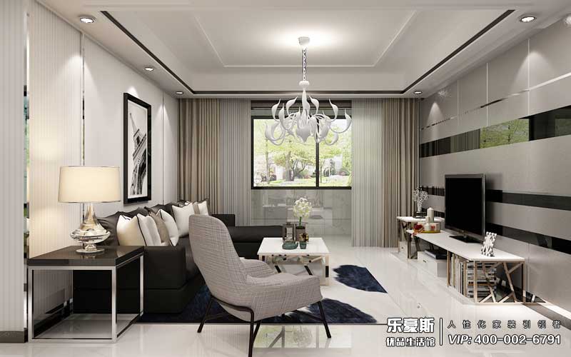 星湖國際花園現(xiàn)代裝修效果圖