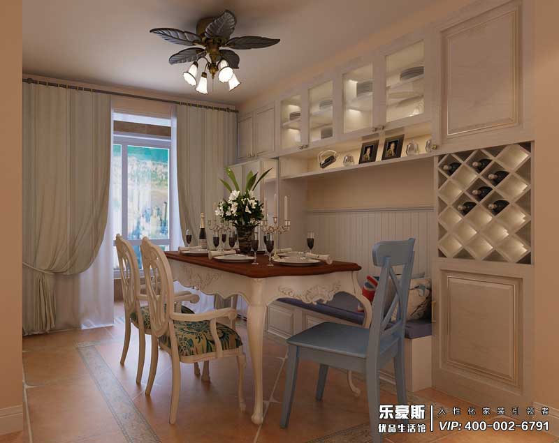 林蔭大院美式風(fēng)格裝修效果圖