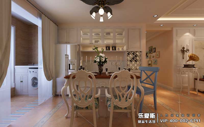 林蔭大院美式風(fēng)格裝修效果圖