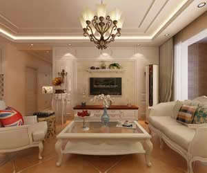 林蔭大院美式風(fēng)格裝修效果圖，在家也能感受大自然