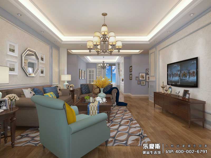 石家莊陽光里美式風(fēng)格裝修設(shè)計(jì)