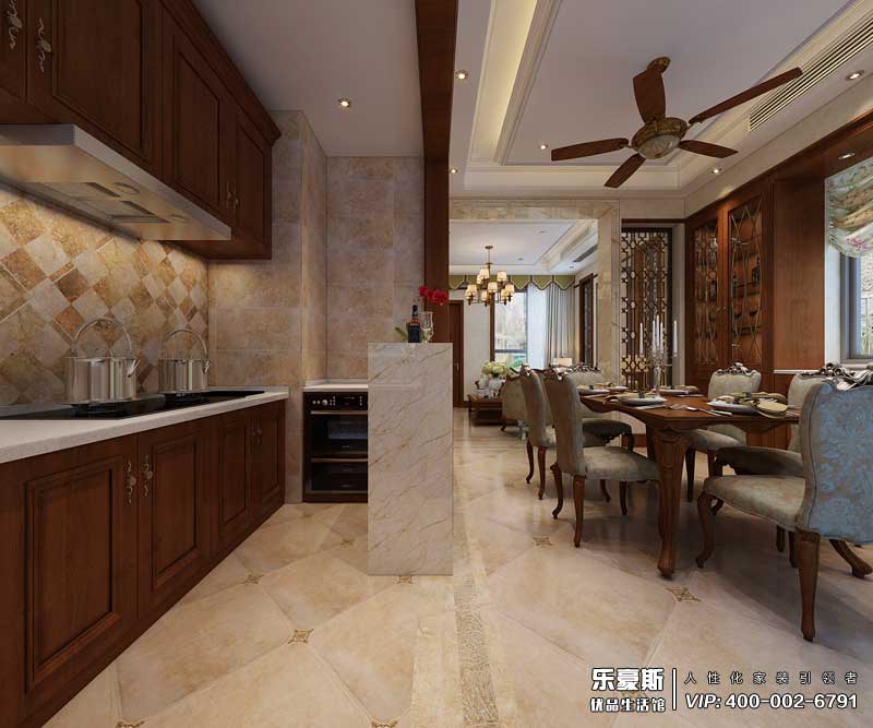 中儲(chǔ)七星公館美式風(fēng)格裝修效果圖