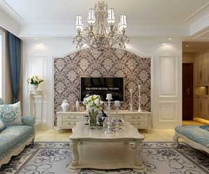 東勝紫御公園廣場裝修效果圖，美式風(fēng)格的清新自然