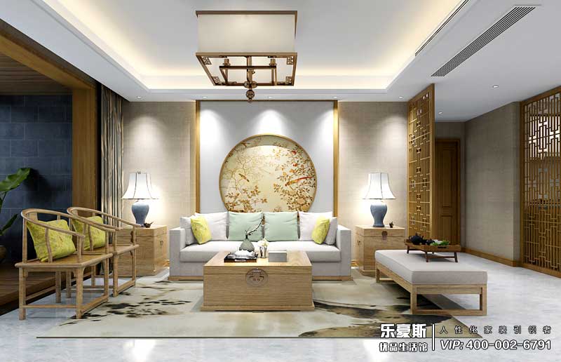 鑫界王府新中式風(fēng)格裝修效果圖