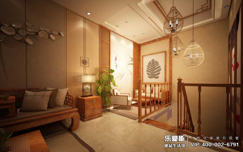 國仕山新中式裝修效果圖