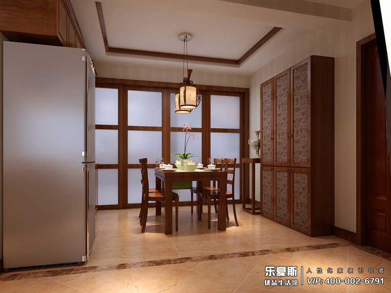 天山銀河廣場新中式風(fēng)格裝修效果圖