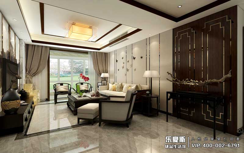 鑫界王府新中式風(fēng)格裝修