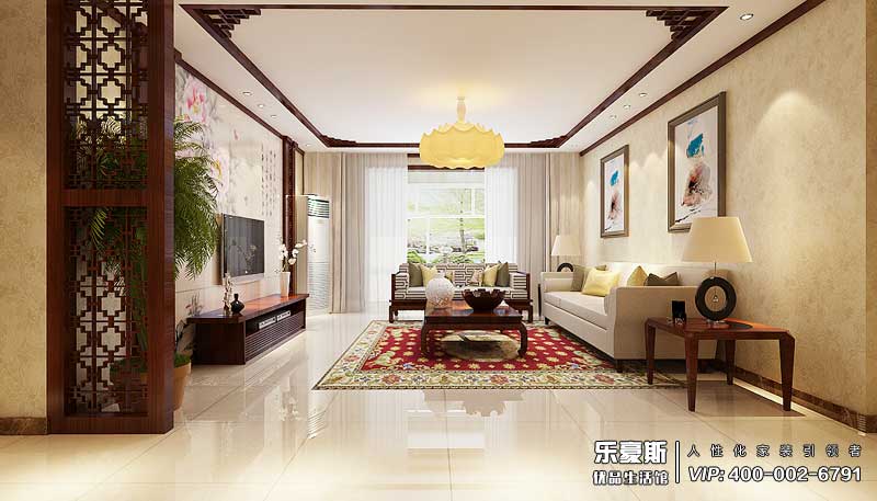 盛景八方中式風格裝修效果圖