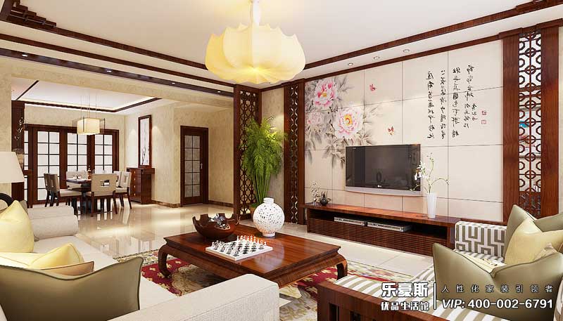 盛景八方中式風格裝修效果圖