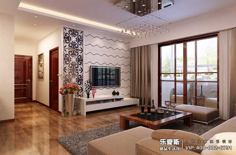 藍(lán)山國(guó)際混搭風(fēng)格裝修效果圖