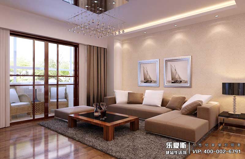 藍(lán)山國(guó)際混搭風(fēng)格裝修效果圖