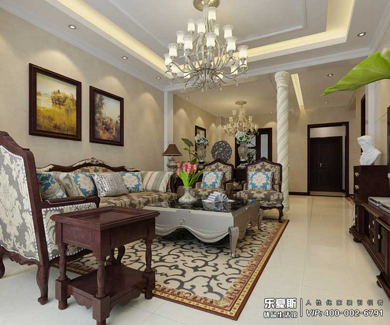 中儲七星公館歐式風格裝修效果圖