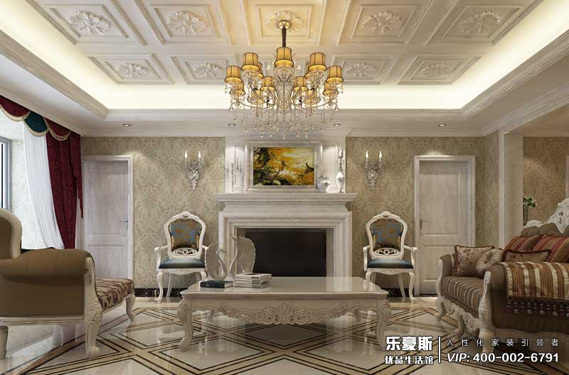 恒大華府320平米新古典風(fēng)格裝修效果圖