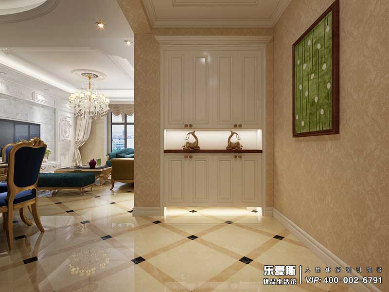 東勝紫御公園廣場法式風(fēng)格裝修效果圖