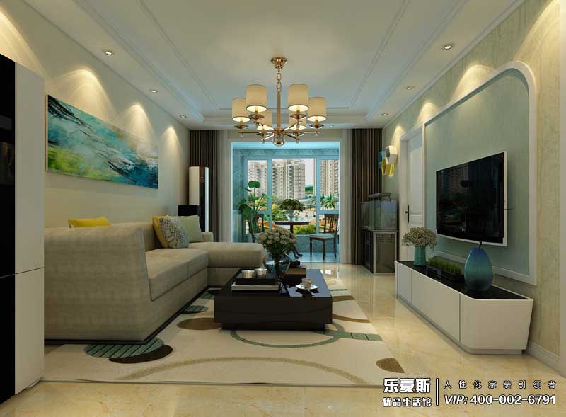 九龍灣現(xiàn)代簡(jiǎn)約風(fēng)格裝修效果圖