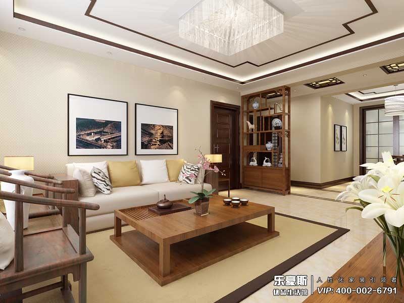 御河上院新中式風(fēng)格裝修效果圖