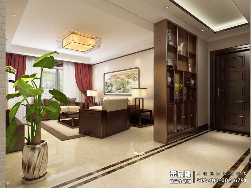 御河上院新中式風(fēng)格裝修效果圖