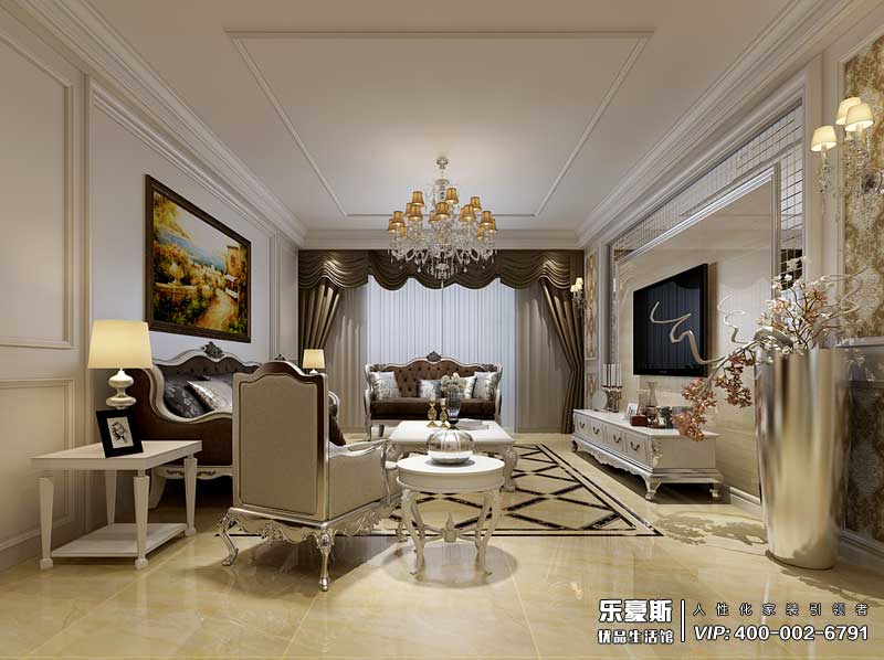 阿爾卡地亞榮盛城歐式風(fēng)格裝修效果圖