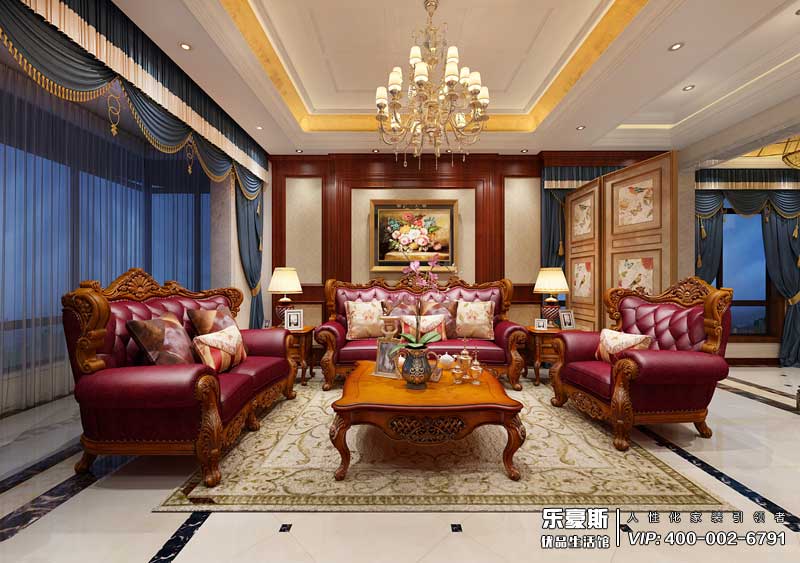 碧桂園240平米歐式風(fēng)格裝修效果圖