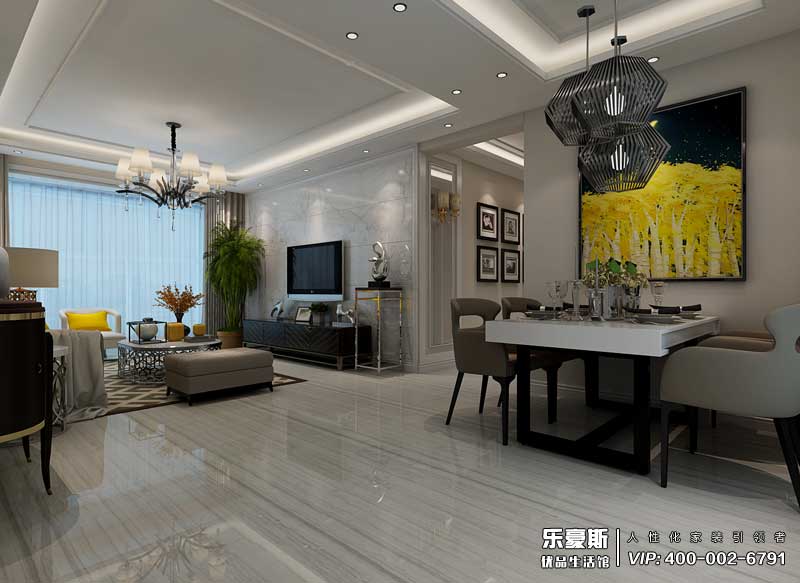 龍溪城現(xiàn)代簡(jiǎn)約風(fēng)格裝修效果圖