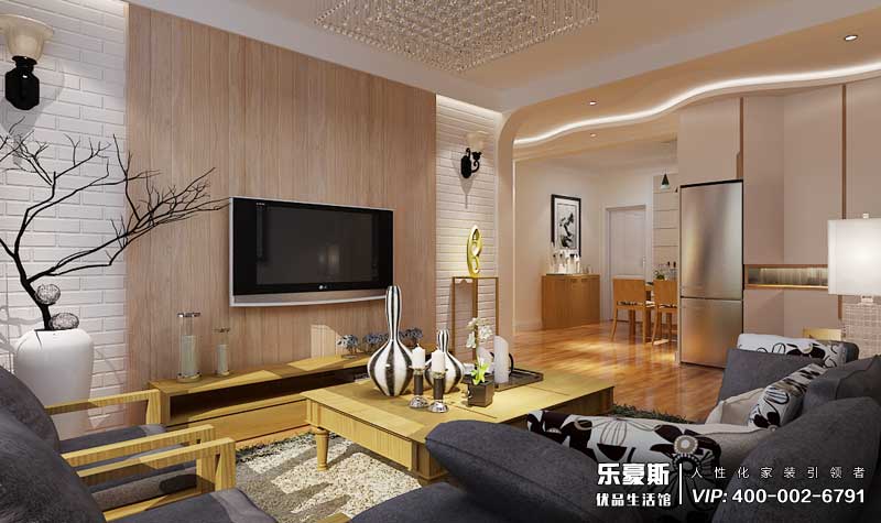 紫金藍灣現(xiàn)代簡約風格裝修效果圖