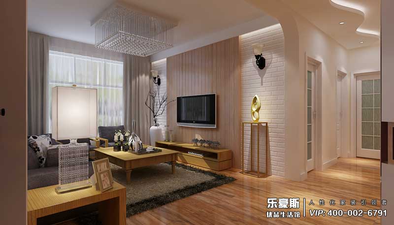 紫金藍灣現(xiàn)代簡約風格裝修效果圖