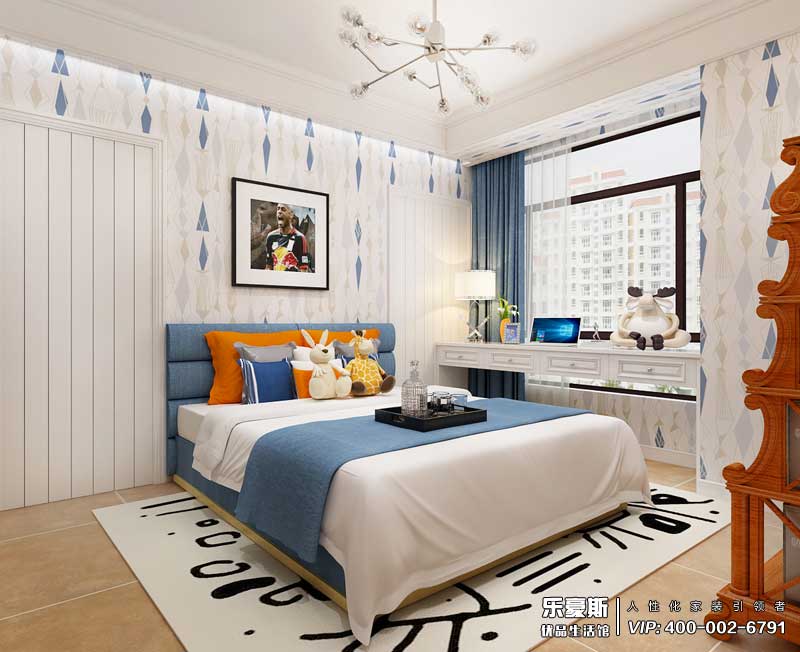 御河上院165平米美式風(fēng)格裝修效果圖