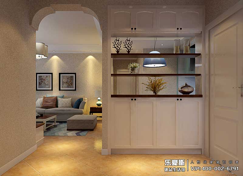 旅投福美十號(hào)院三室兩廳簡(jiǎn)歐風(fēng)格裝修效果圖