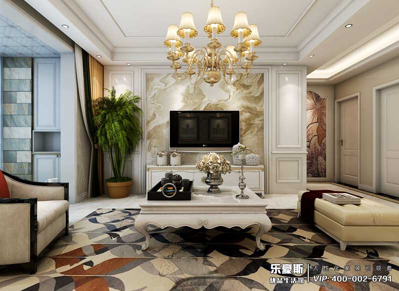 林蔭大院簡(jiǎn)歐風(fēng)格裝修效果圖