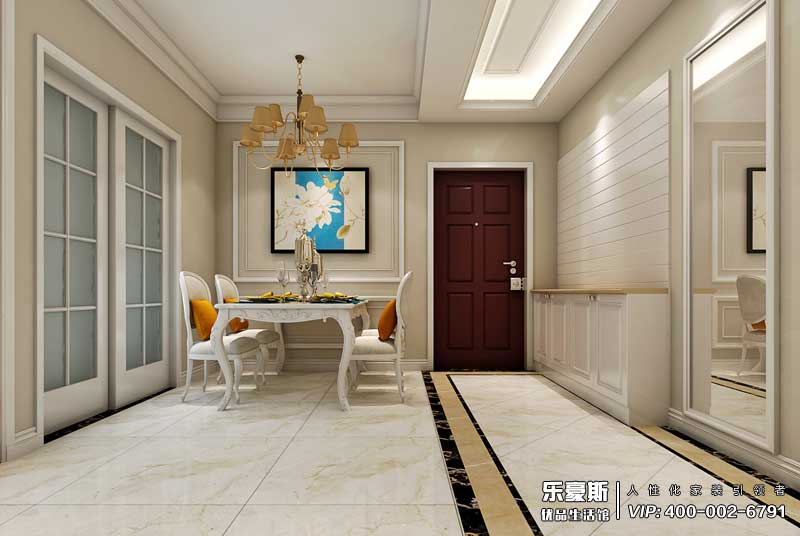 林蔭大院簡(jiǎn)歐風(fēng)格裝修效果圖