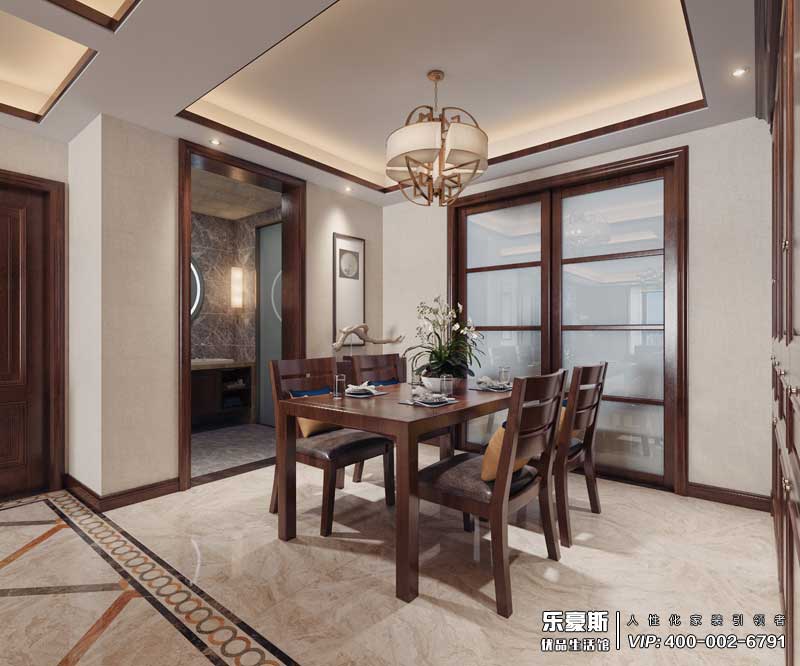 想象國際新中式風格裝修效果圖