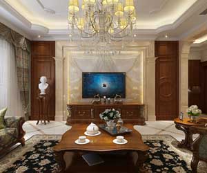 林蔭大院美式風(fēng)格裝修設(shè)計效果圖