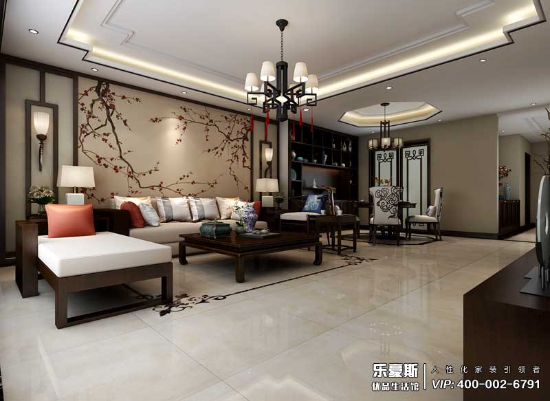 長宏錦園新中式風(fēng)格裝修設(shè)計(jì)效果圖