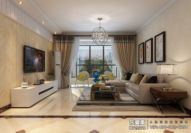 學(xué)府名城現(xiàn)代風(fēng)格裝修效果圖