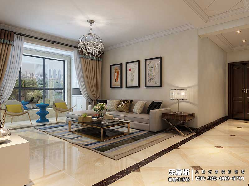 學(xué)府名城現(xiàn)代風(fēng)格裝修效果圖