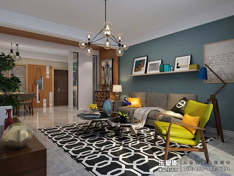 林蔭大院北歐風(fēng)格裝修設(shè)計效果圖