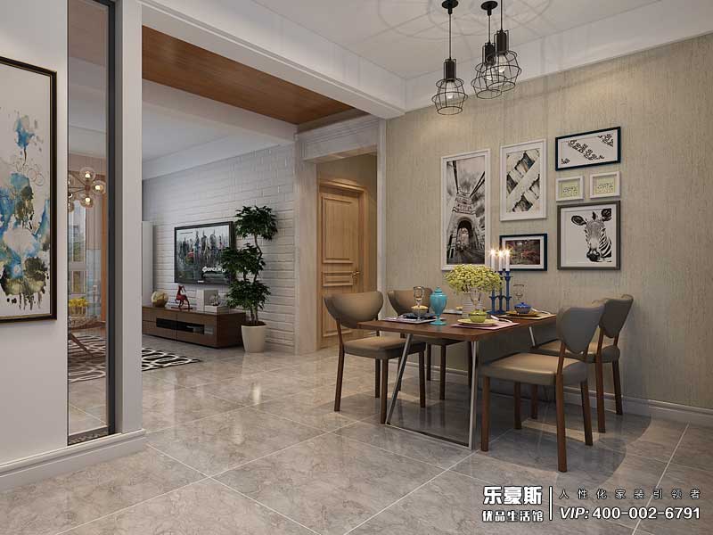 林蔭大院北歐風(fēng)格裝修設(shè)計效果圖