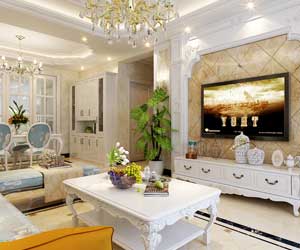 觀峰嘉邸簡歐風(fēng)格裝修效果圖