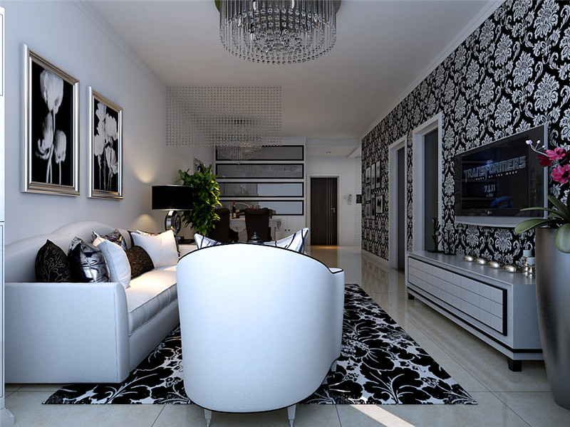 萬達(dá)/兩室兩廳/90㎡/現(xiàn)代簡約