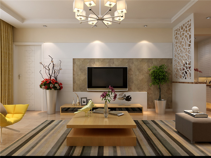 泰豐觀湖/現(xiàn)代簡約風格/100㎡/兩室兩廳