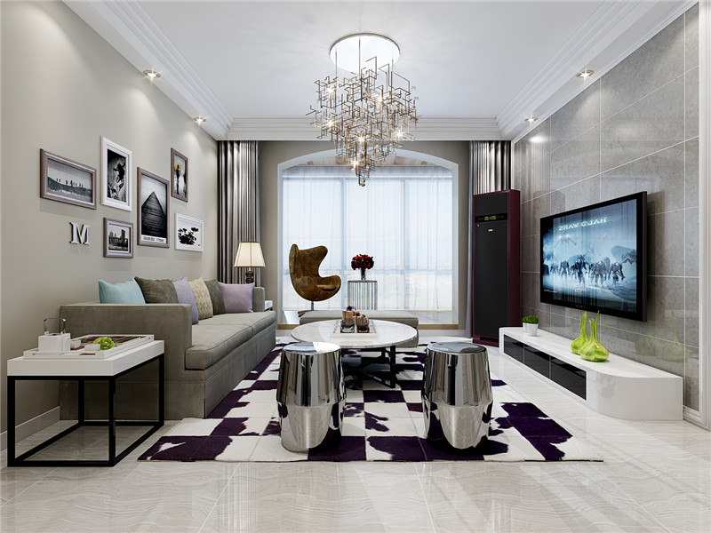 藍山印象/現代簡約/135/三室兩廳