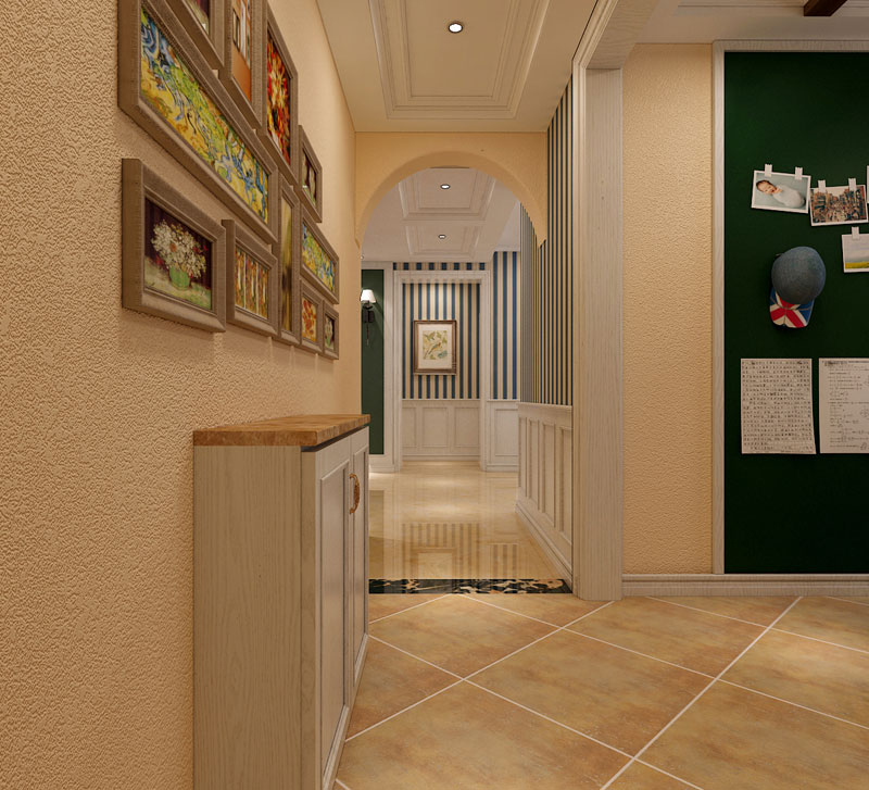 上東區(qū)98平米兩室一廳田園風(fēng)格