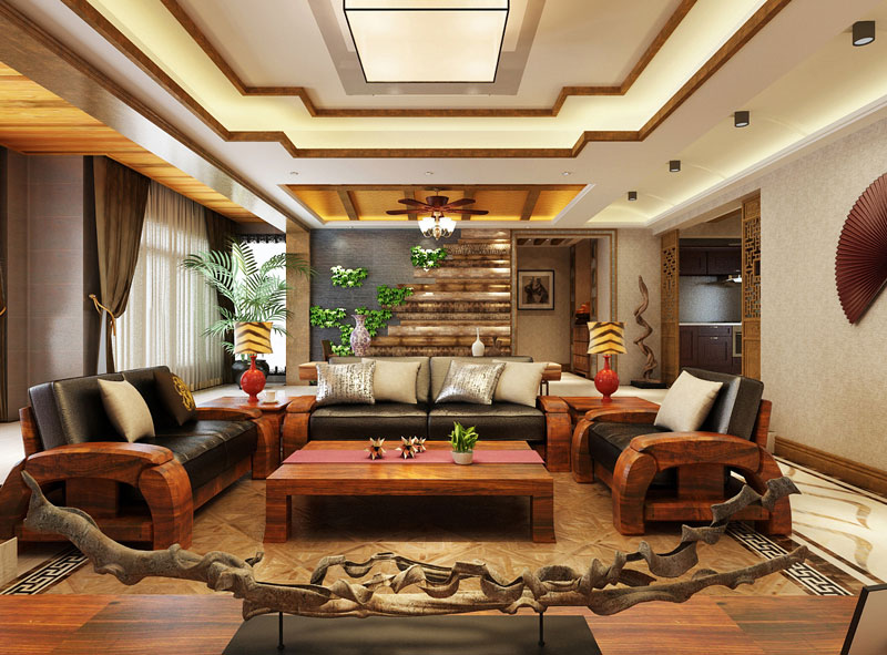 七十九號院小區(qū)148平米三室兩廳新中風(fēng)格