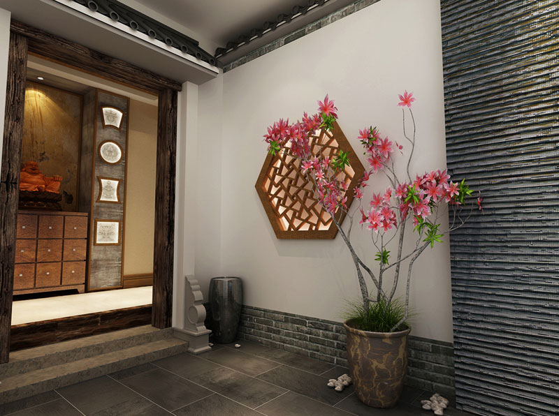 七十九號院小區(qū)148平米三室兩廳新中風(fēng)格