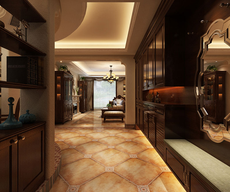 藍(lán)山印象148㎡三室兩廳美式風(fēng)格