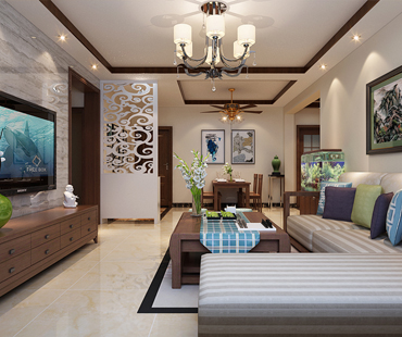 瀚唐136㎡四室兩廳簡中式